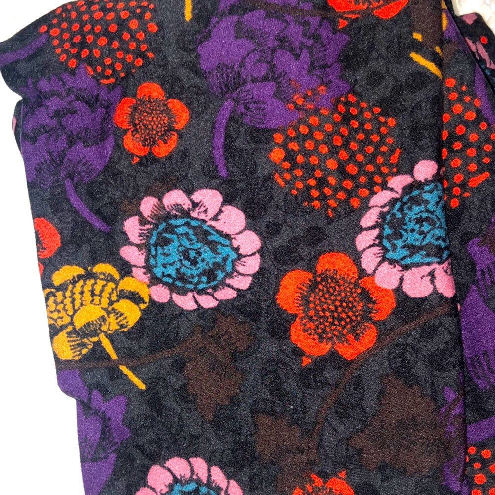 🍂LulaRoe one size floral leggings